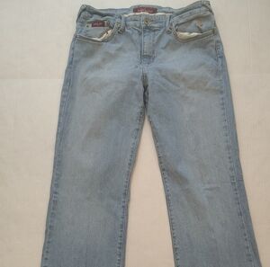 Baby Phat Light Blue Straight Leg Boot Cut Jeans Y2K Vintage Size 13